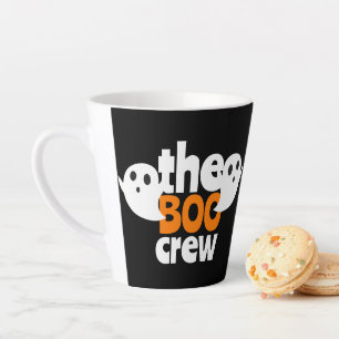 Tasse Latte Halloween Simple Le Fantôme Éffrayant De L'Équipag