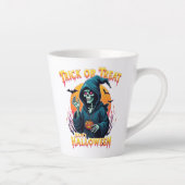 Tasse Latte Halloween Spooky Vibes: Trick or Treat Skeleton (Droite)