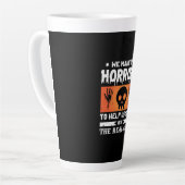 Tasse Latte Halloween We Make up Horrors (Angle gauche)