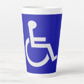 Tasse Latte Handicapés handicapés (Devant)