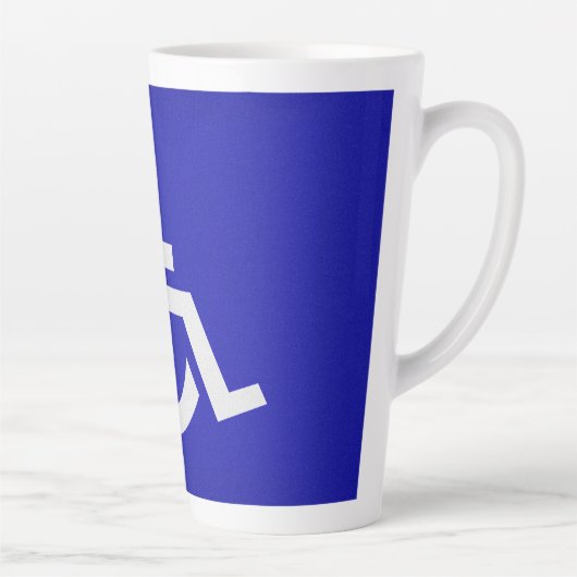 Tasse Latte Handicapés handicapés (Droite)