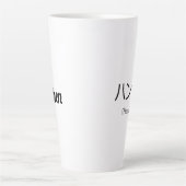 Tasse Latte Handsome personnalisable (Devant)