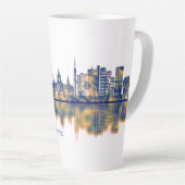 Tasse Latte Hanovre Skyline (Angle droit)