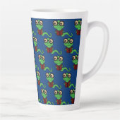 Tasse Latte Happy Bookworm Turquoise (Droite)