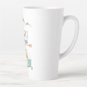 Tasse Latte Happy Camper Cute Retro RV (Droite)