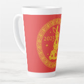 Tasse Latte Happy Chinese New Year 2023 (Angle gauche)