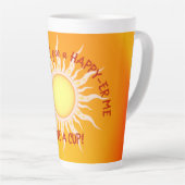 Tasse Latte Happy Coffee Happy Me Sunshine Latte Cup (Angle droit)