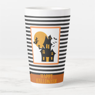 TASSE LATTE HAPPY HALLOWEEN ÉFFRAYANT SCARY HALLOWEEN DESIGN