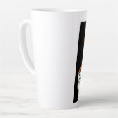 Tasse Latte Happy Halloween – fantômes café mignons (Angle gauche)