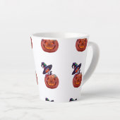 Tasse Latte Happy Halloween - umpkin Halloween magique (Angle droit)