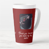 Tasse Latte Happy Meow Day ,Cat Lovers (Angle droit)