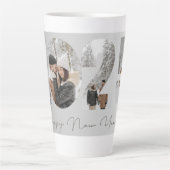 Tasse Latte Happy New Year 2025  (Devant)