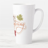 Tasse Latte Happy Thanksgiving (Droite)