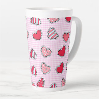 Tasse Latte Happy Valentine’s Day Romantic Red Heart Keepsake