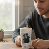 Tasse Latte Happy Valentines jour moderne design romantique ph