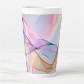 Tasse Latte Harmonie fluide en mouvement (Devant)