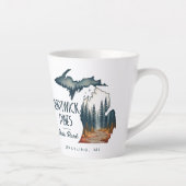 Tasse Latte Hartwick Pines State Park Souvenir Cadeau (Droite)