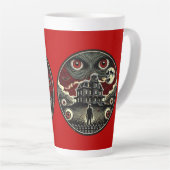 Tasse Latte Haunted Nightmares Halloween (Angle droit)