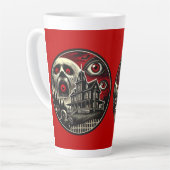 Tasse Latte Haunted Nightmares Halloween (Angle gauche)