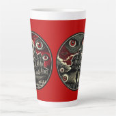 Tasse Latte Haunted Nightmares Halloween (Devant)