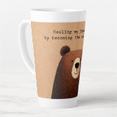 Tasse Latte "Healing my inner child" (Angle gauche)