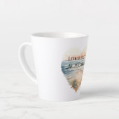 Tasse Latte Heart Ocean Beach (Angle gauche)