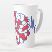 Tasse Latte Heartbeat Cheer Pom-Pom Graphic (Angle droit)