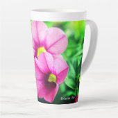 Tasse Latte Hébreux 13:8 (Angle droit)