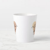 Tasse Latte Hello Fall Love Heart (Devant)