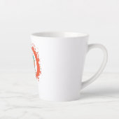 Tasse Latte Hello Fall - Whimsical Citrouille Design (Droite)