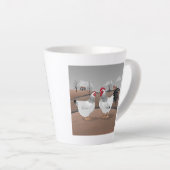 Tasse Latte Hen & Rooster (Angle droit)
