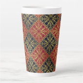 Tasse Latte Herald de la Renaissance médiévale Lion Leopard Me (Devant)