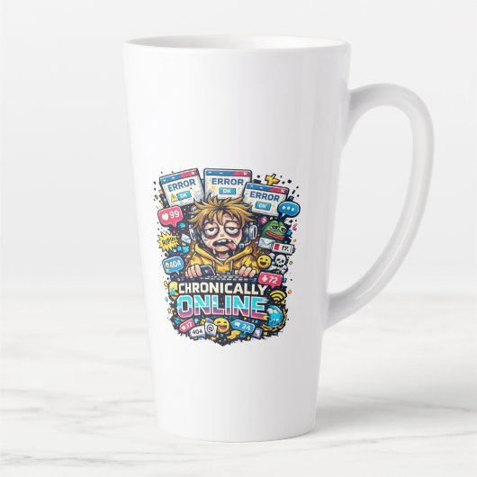 Tasse Latte Héritage d'Internet (Droite)