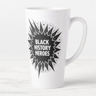 Tasse Latte Héros de l'Histoire Noire Célèbrent le Mois de l'H