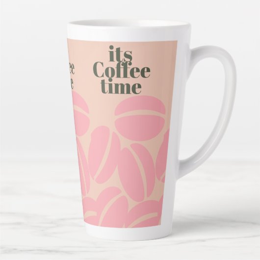 Tasse Latte heure du café (Droite)