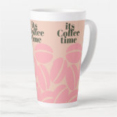 Tasse Latte heure du café (Angle droit)