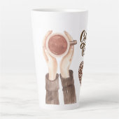 Tasse Latte Heure du café (Devant)