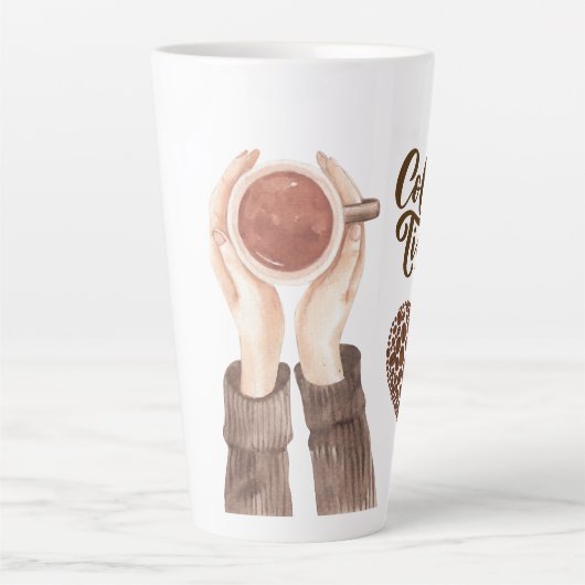 Tasse Latte Heure du café (Devant)