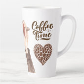 Tasse Latte Heure du café (Droite)