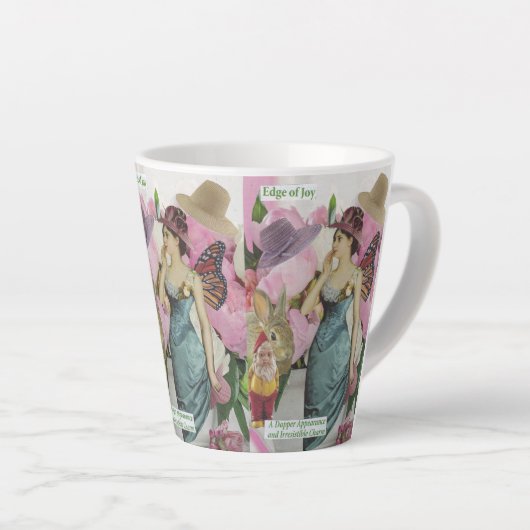 Tasse Latte Heure du printemps (Angle droit)