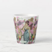 Tasse Latte Heure du printemps (Devant)