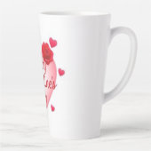 Tasse Latte Heureuse Sainte-Valentin (Droite)