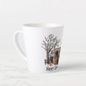 Tasse Latte Heureux | Camper d'Halloween | Sorcière Éffrayante (Angle gauche)