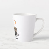 Tasse Latte Heureux | Camper d'Halloween | Sorcière Éffrayante (Droite)