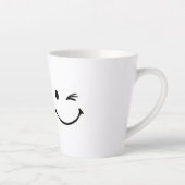 TASSE LATTE HEUREUX FENÊTRE DE VISAGE (Droite)