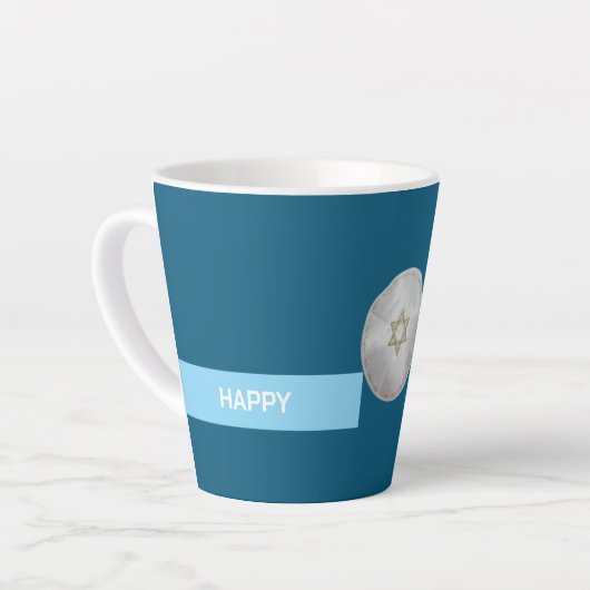 Tasse Latte HEUREUX HANOUKKA Small (Angle gauche)