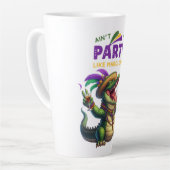 Tasse Latte Heureux Mardi Gras Alligator (Angle gauche)