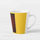 Tasse Latte Hiéroglyphes égyptiens de Noël 1 (Droite)