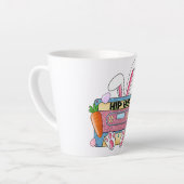 Tasse Latte Hip-Hop Lapin de Pâques Mixtape - Cassette Rétro (Angle gauche)