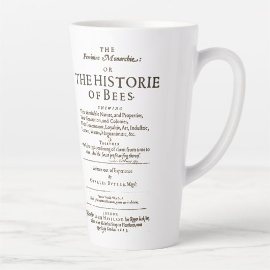 Tasse Latte Histoire des abeilles (Droite)
